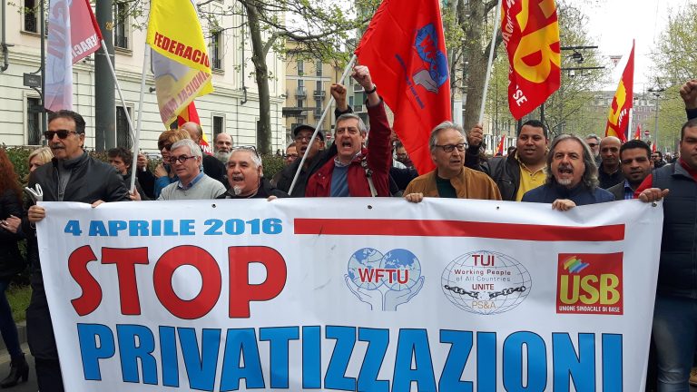 UIS SP & A: Día Internacional de Acción contra las privatizaciones en todo el mundo