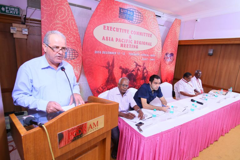 Address by UITBB General Secretary at the 10th Asia-Pacific Meeting in Kerala
