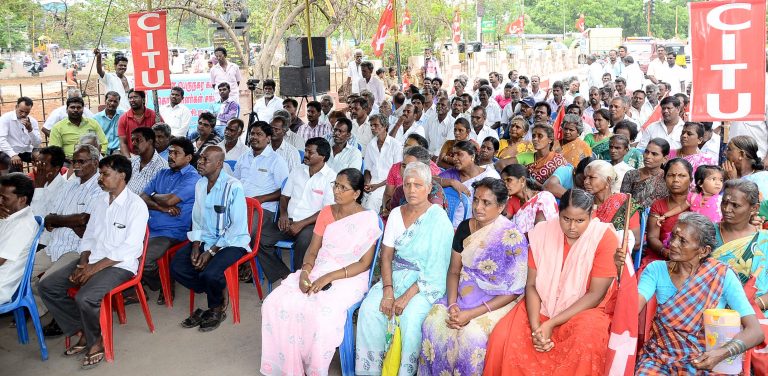 Demonstration in Chennai, India to eliminate sand scarcity on 16th June, 2017