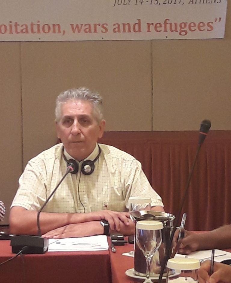 Discours de George Mavrikos, secrétaire général de la FSM, à la réunion euro-méditerranéenne à Athènes, juillet 2017