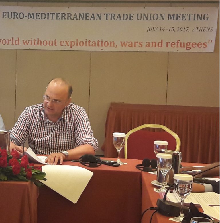 Speech and Video by Giannis Tasioulas at the Euro-Mediterranean Meeting in Athens, July 2017