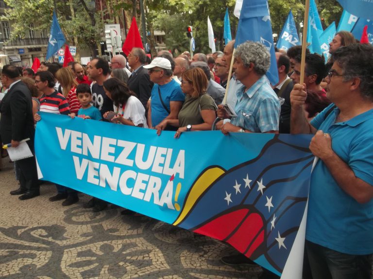 Solidaridad con el pueblo de Venezuela en Portugal