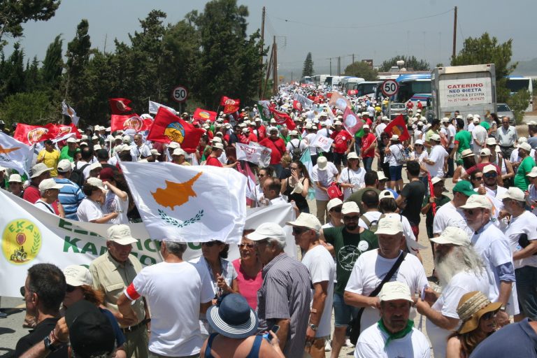La UITBB participa en la Marcha por la Paz en Chipre:
