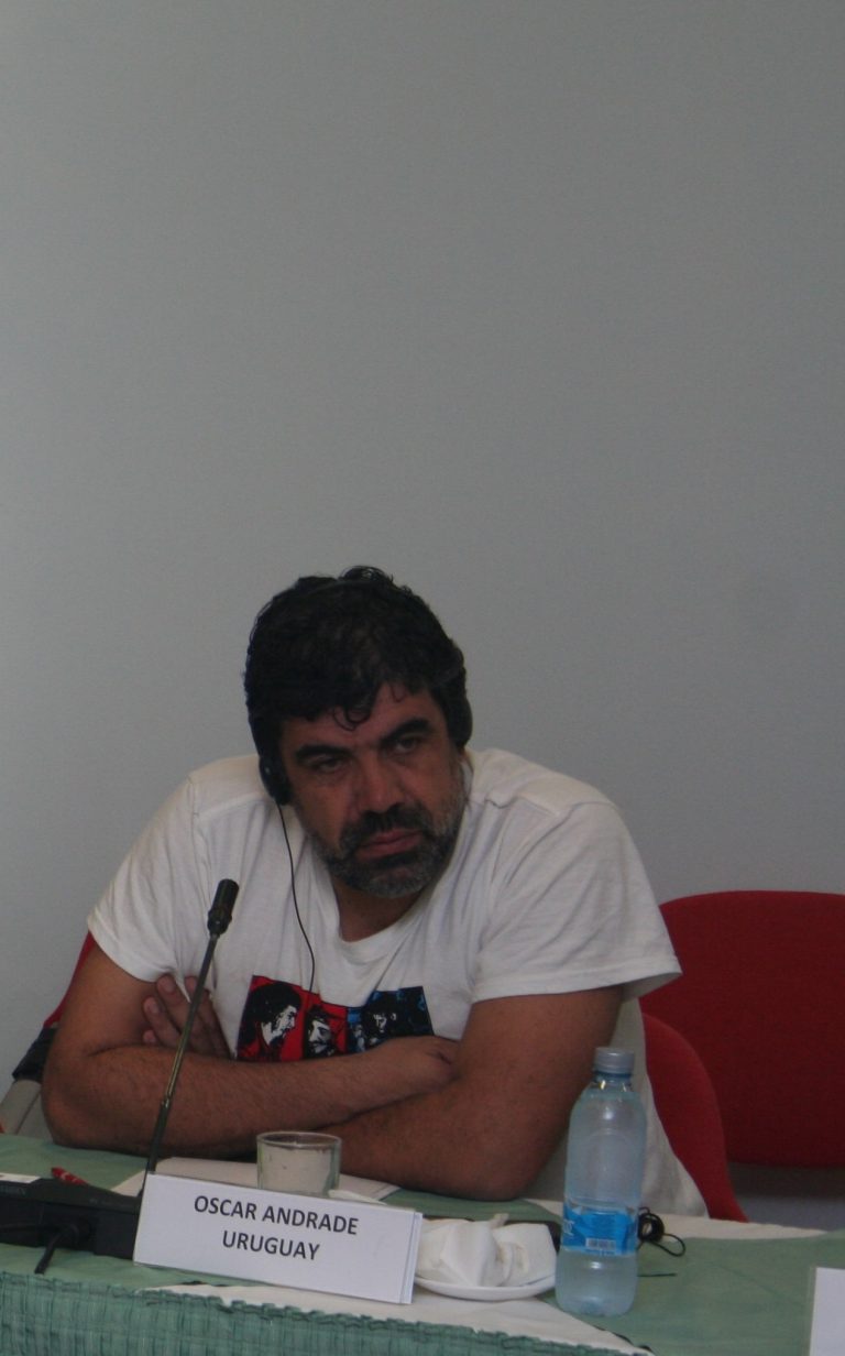 Oscar Andrade’s (Uruguay) speech at UITBB Executive Committee Meeting