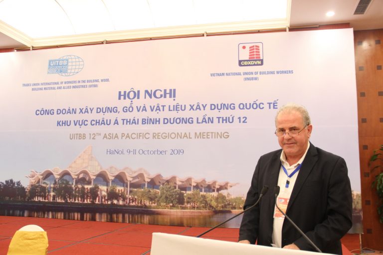 Address by Michalis Papanikolaou, UITBB General Secretary-12th UITBB Asia-Pacific Regional Meeting  Hanoi, Vietnam, 9-11 October 2019