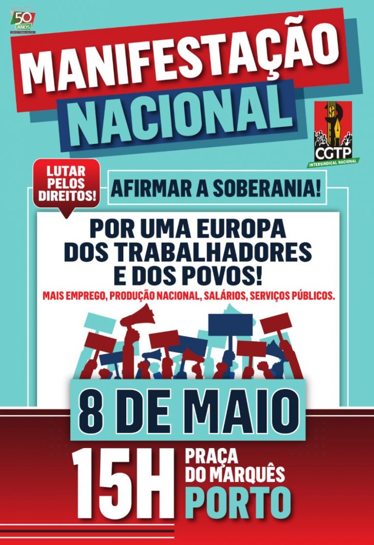 National Rally in Porto For a Europe of workers and peoples.