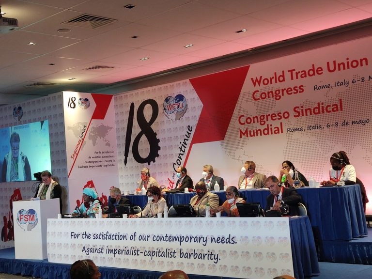 Photos from WFTU’s 18th Congress