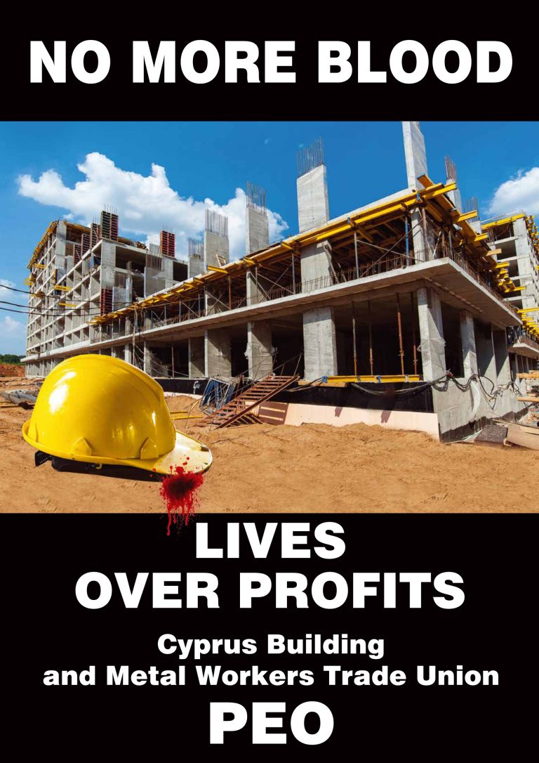 Campagne sur la santé et la sécurité par la Cyprus Builders Union